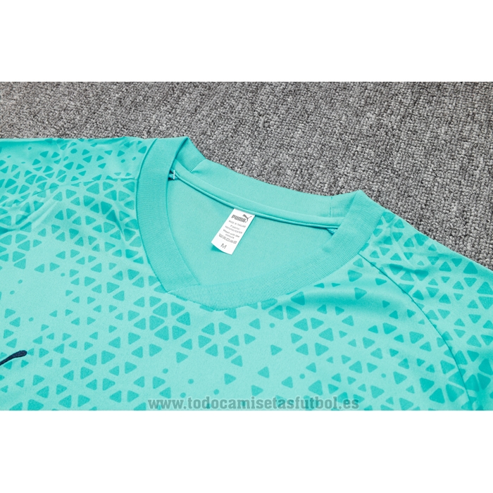 Chandal del Olympique Marsella Manga Corta 2023-2024 Verde - Pantalon Corto